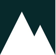 mountain icon with black sky